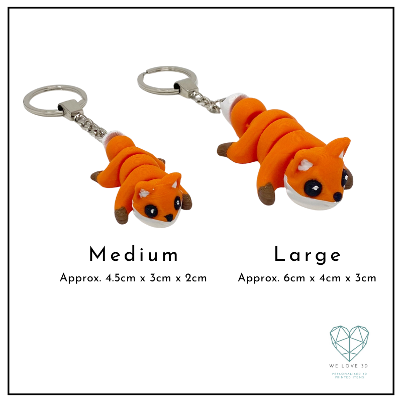 Fox Fidget Keyring