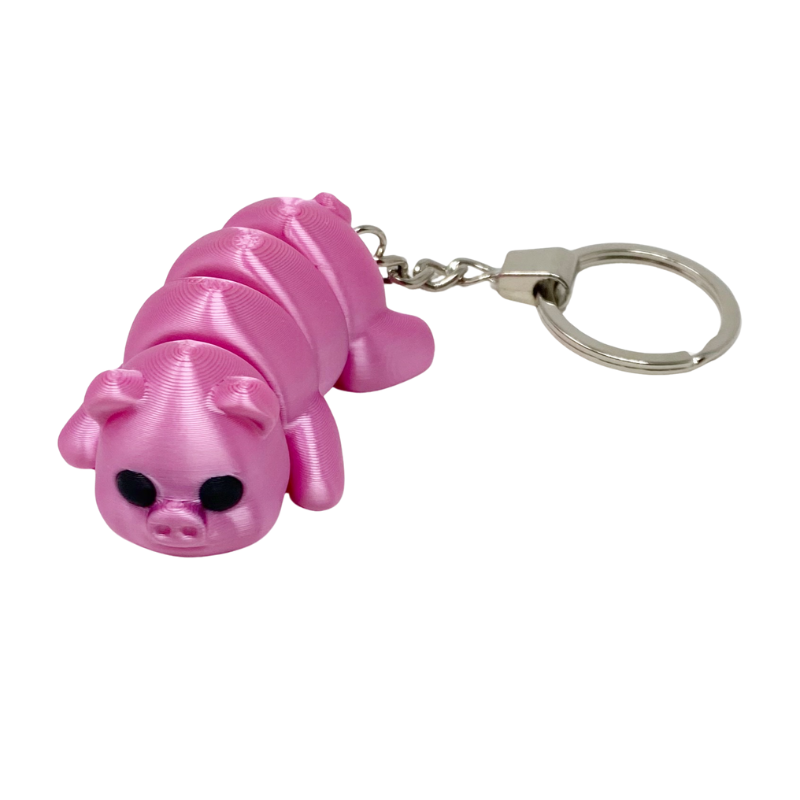 Pig Fidget Keyring