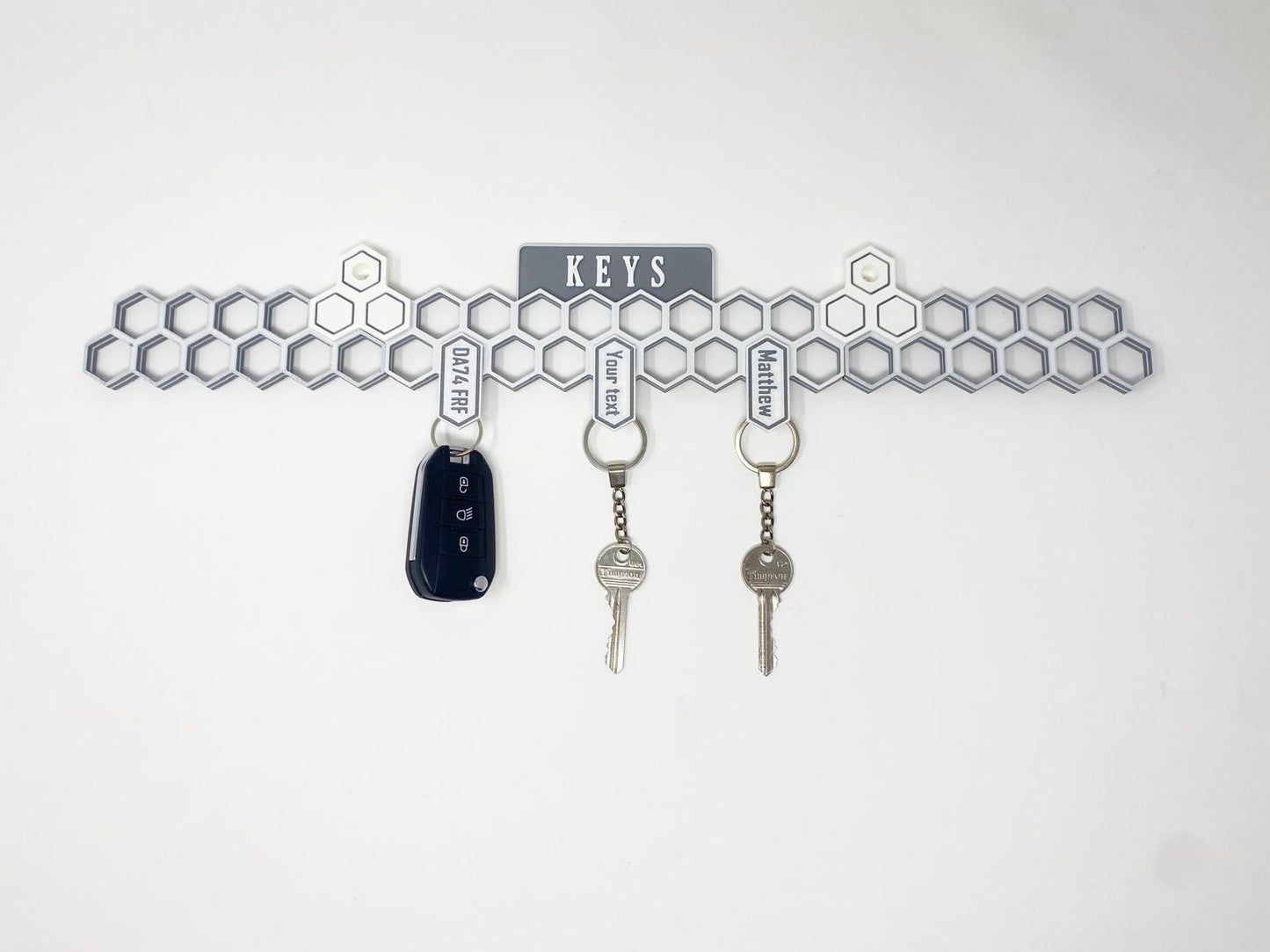 Personalised Key Holder, Key hook rack, Key Holder with Hooks, Personalised Keys, Key holder for wall, Custom Key Rail, Custom Key rack