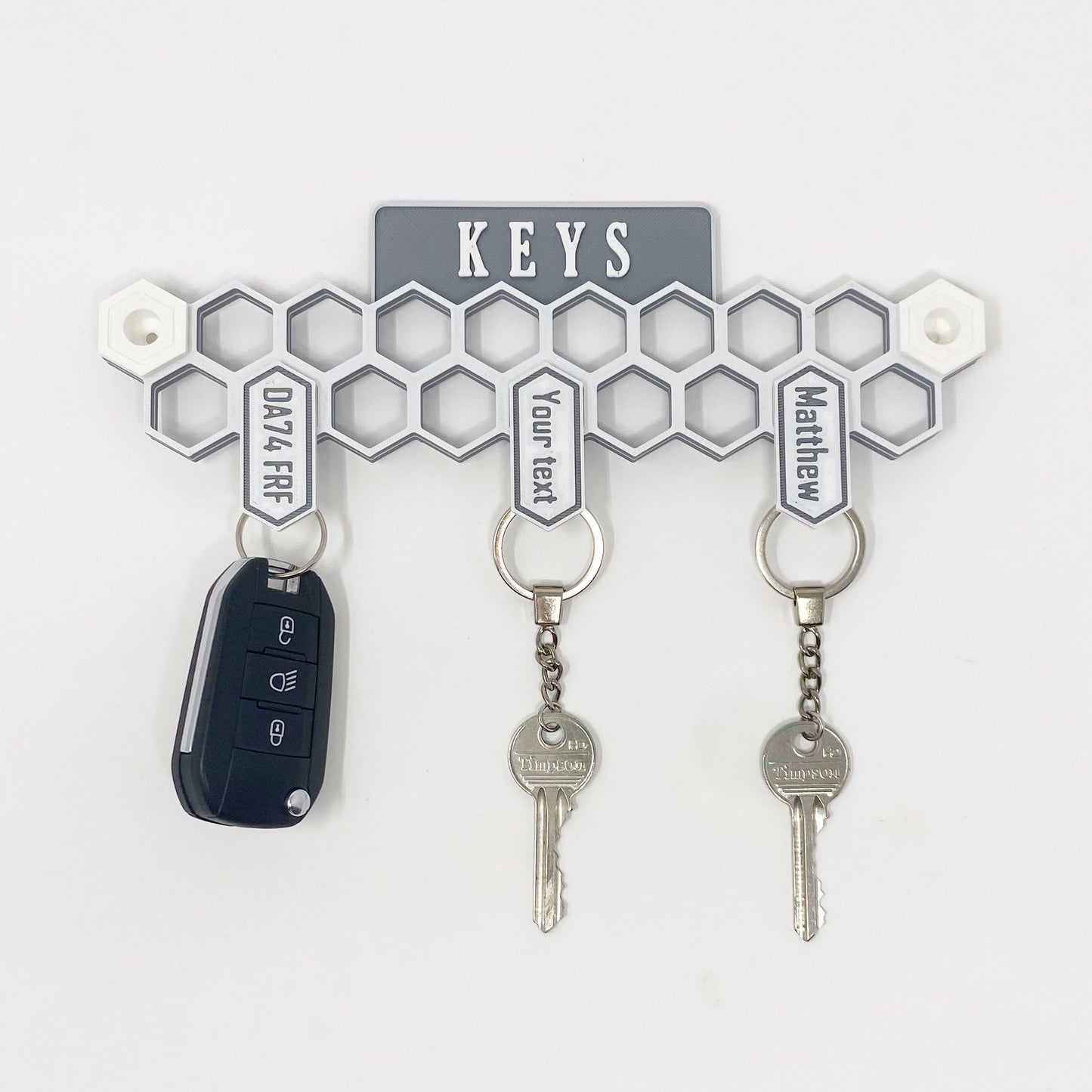 Personalised Key Holder, Key hook rack, Key Holder with Hooks, Personalised Keys, Key holder for wall, Custom Key Rail, Custom Key rack