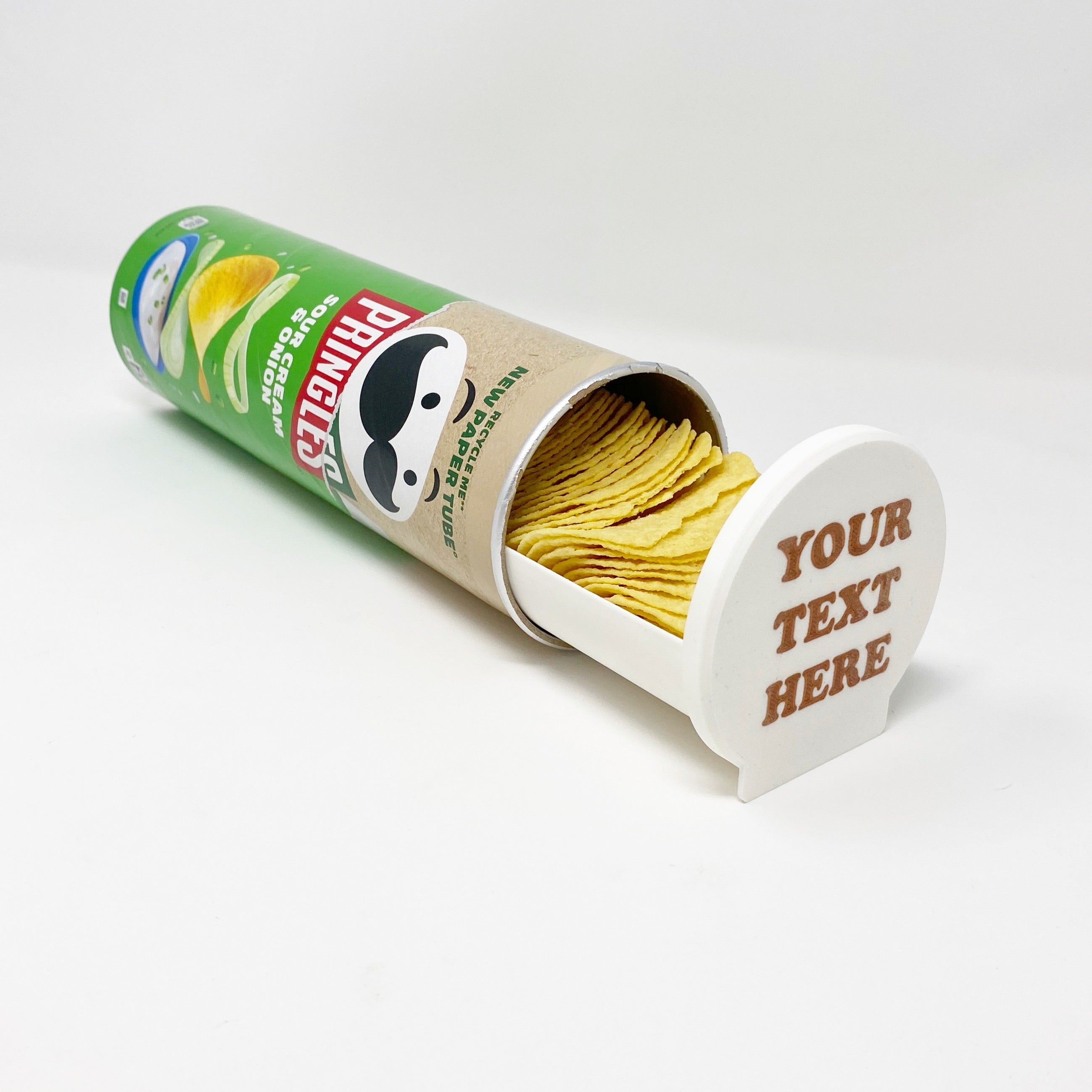 thumbnail image 2 of PIAOLGYI Pringles Chip Holder - Yellow Crisp Dispenser For 5.5 Oz Pringles Cans 2 of 11