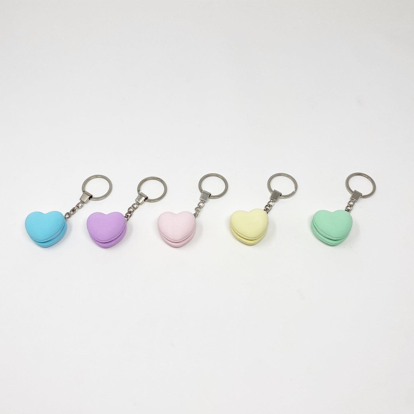 Macaron Heart Fidget Keyring