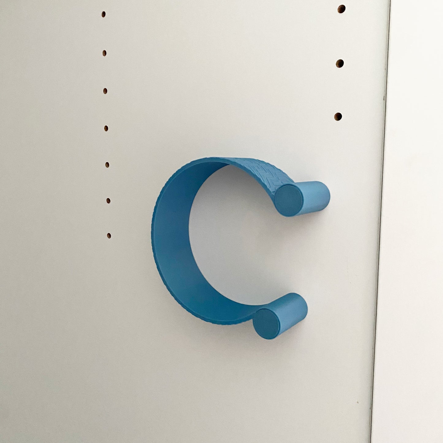 Wardrobe Belt Holder, Space-Saving Belt Holder, Belt Organiser, Belt Hanger, Closet Organiser, Wardobe Accessories, Practical Belt Storage (Blue)