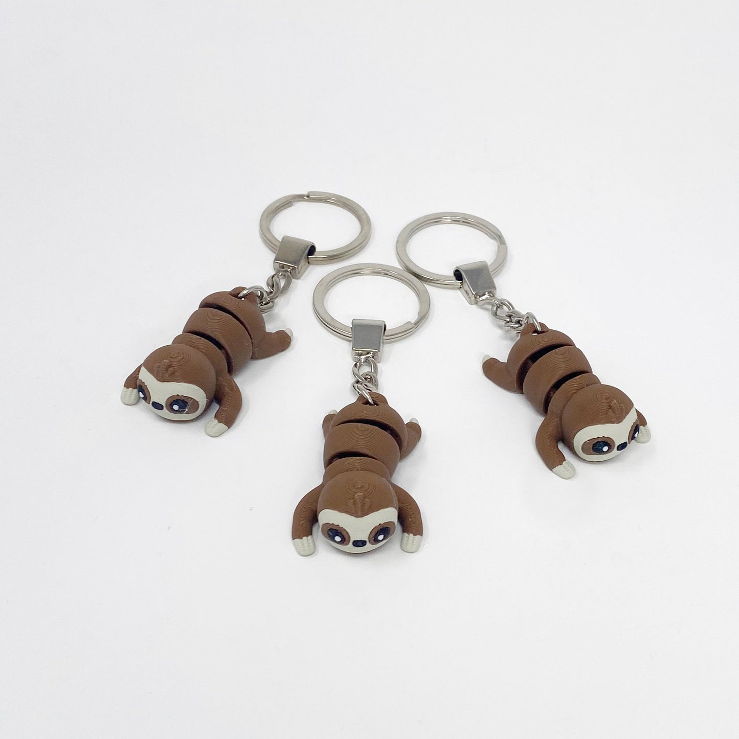 Sloth Fidget Keyring, Sensory Sloth Keyring
