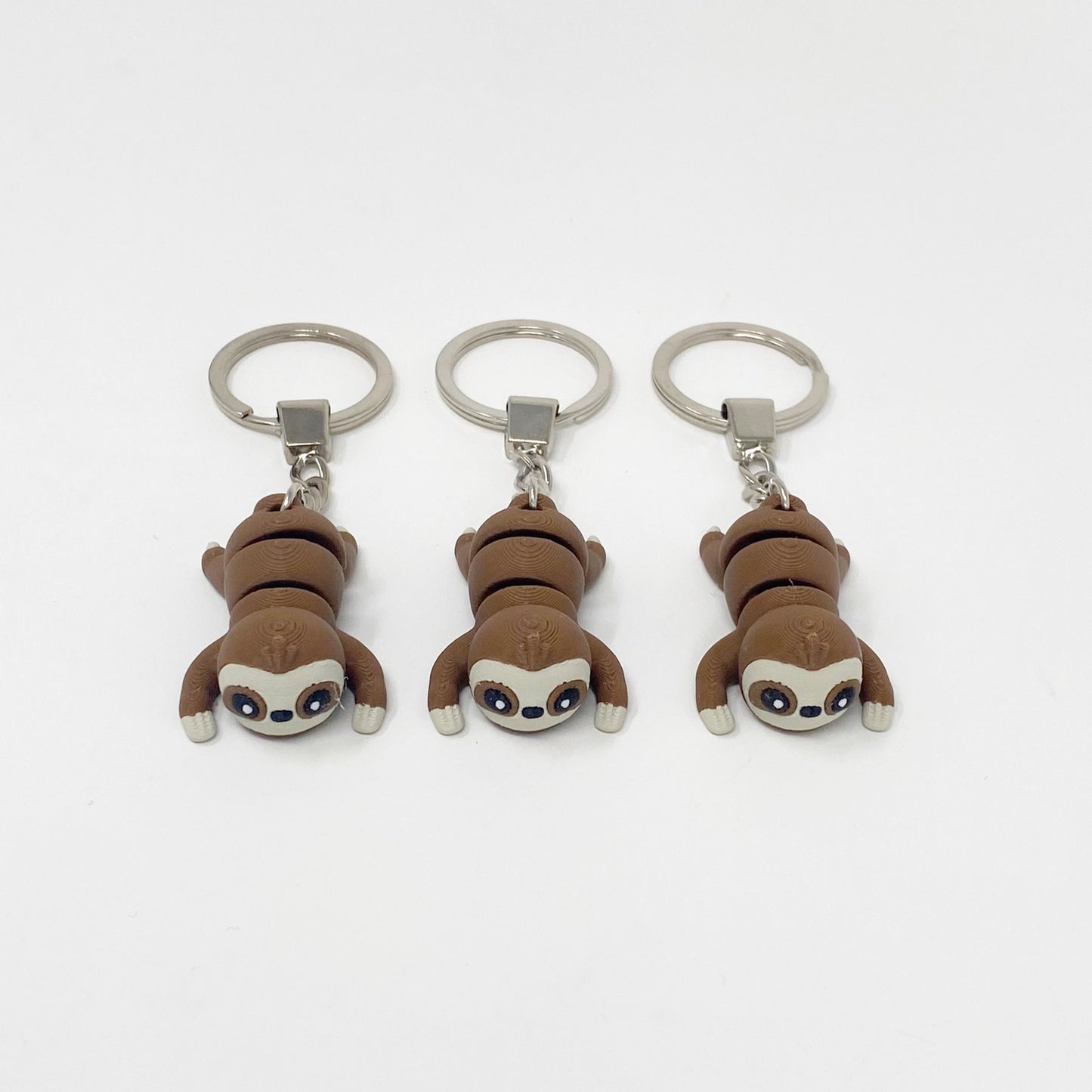 Sloth Fidget Keyring, Sensory Sloth Keyring