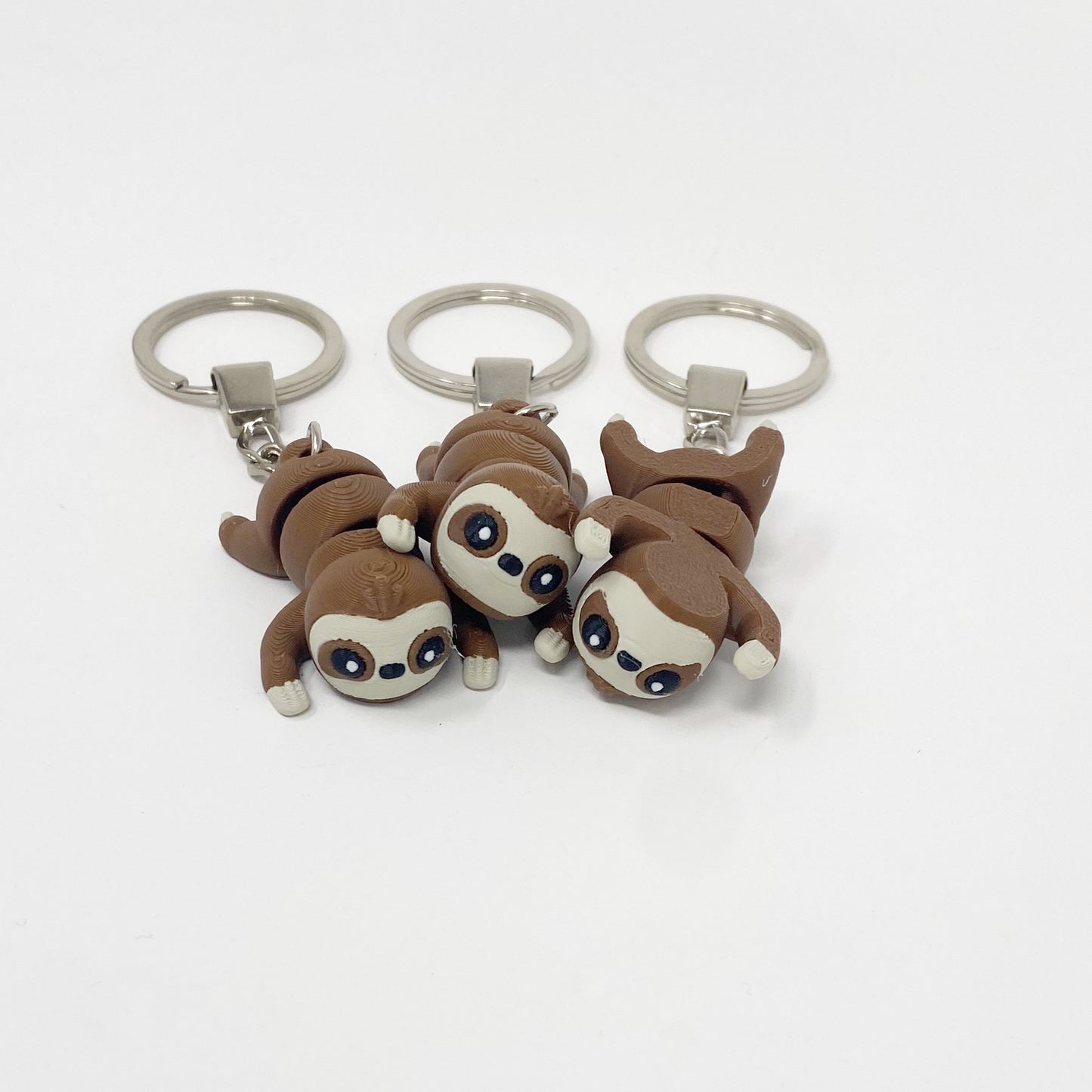 Sloth Fidget Keyring, Sensory Sloth Keyring