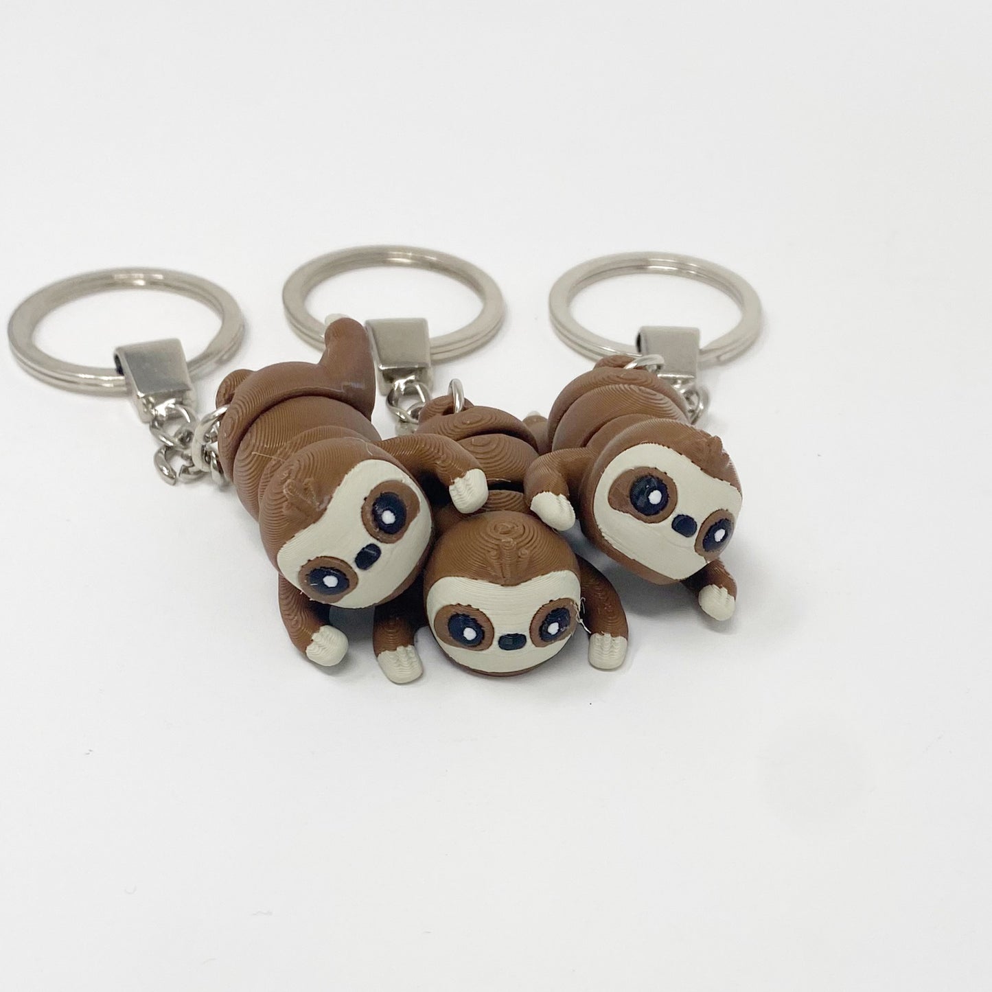 Sloth Fidget Keyring, Sensory Sloth Keyring