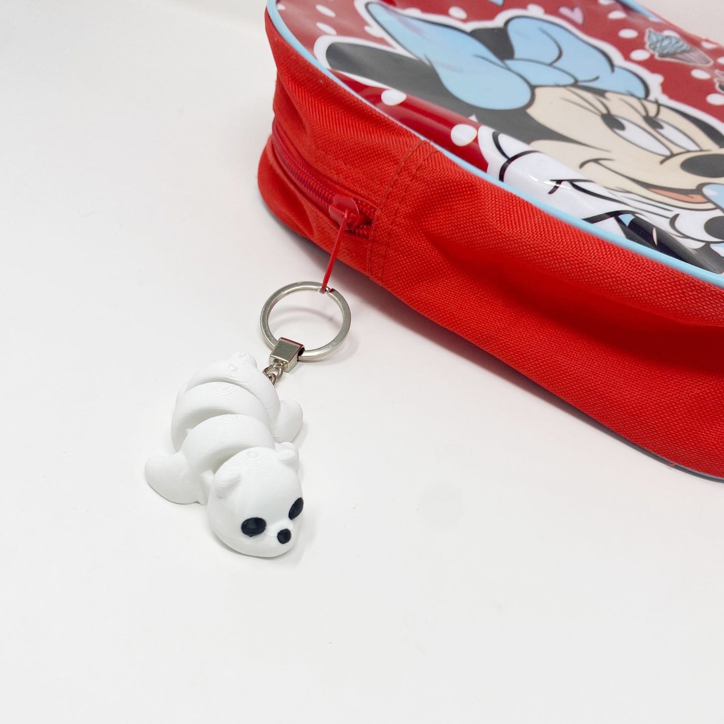 White Bear Fidget Keyring