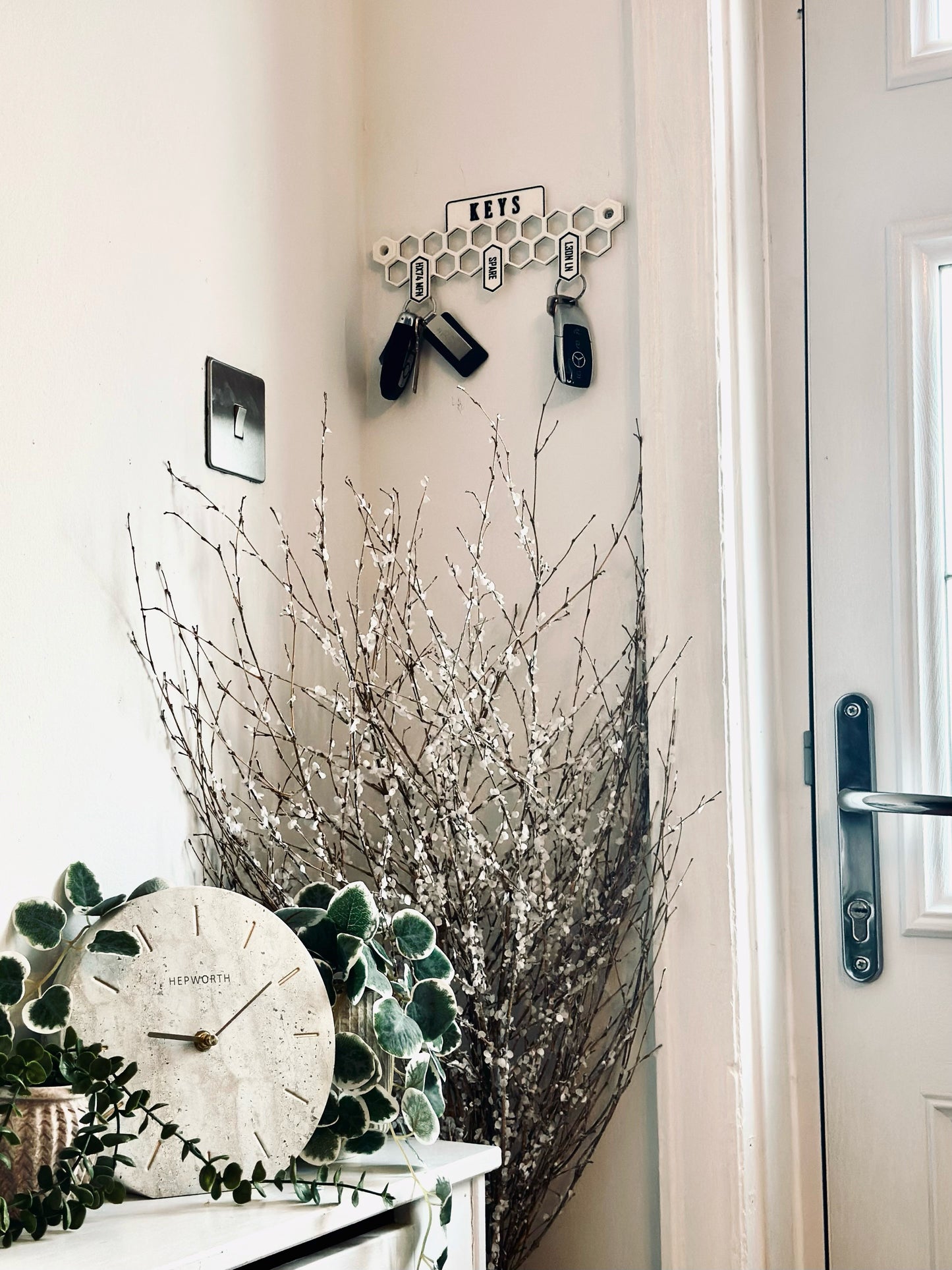 Personalised Key Holder, Key hook rack, Key Holder with Hooks, Personalised Keys, Key holder for wall, Custom Key Rail, Custom Key rack