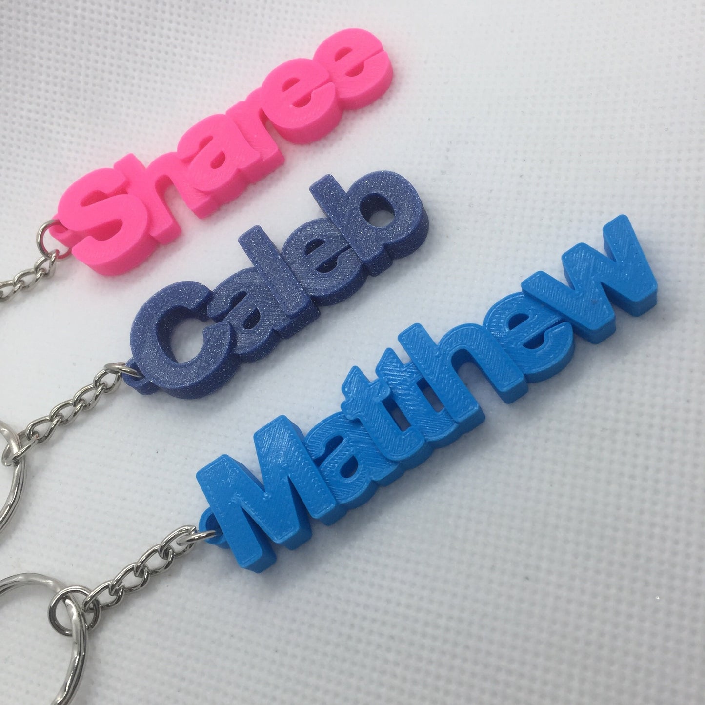 Bulk Order Personalised Keyring, Gifts under 5, Party Bag Filler, 3D printed keychain, Keychain Favours, School Bag, Biodegradable