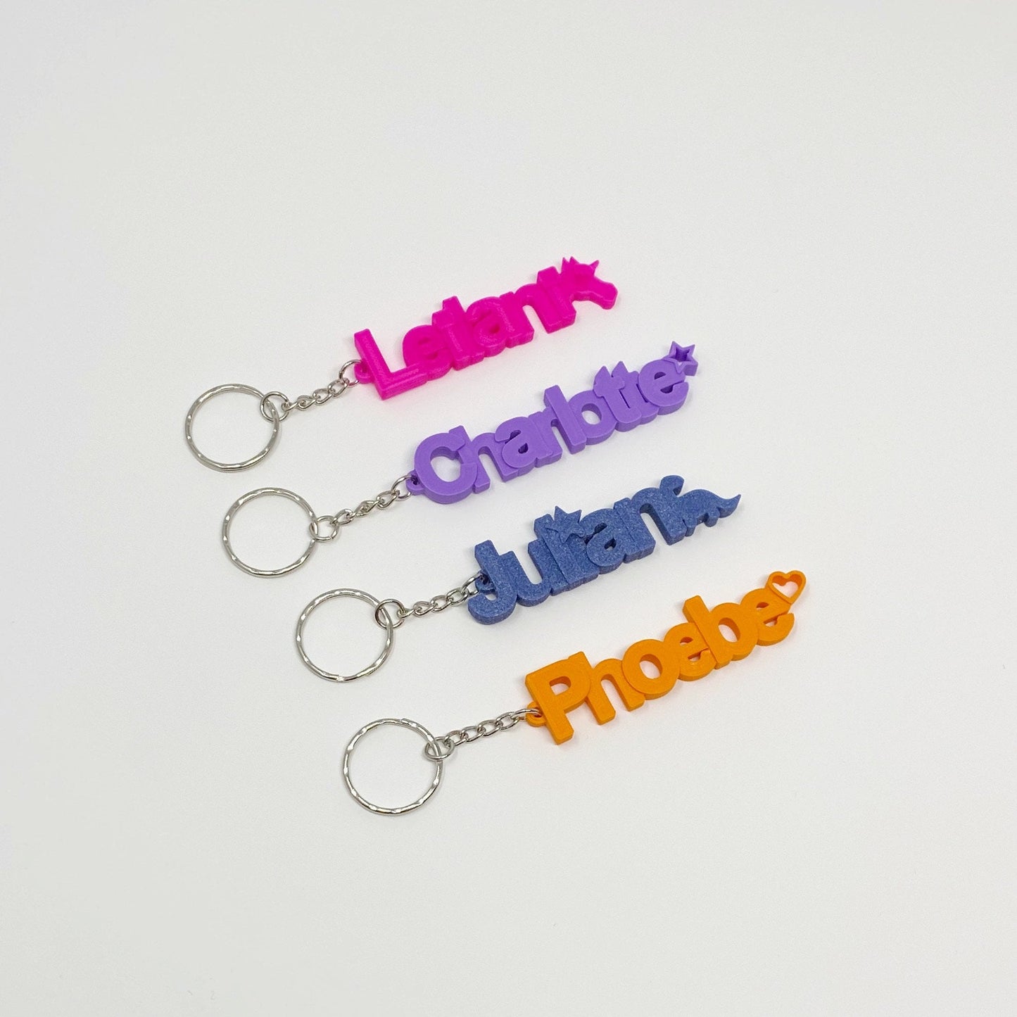 Bulk Order Personalised Keyring, Gifts under 5, Party Bag Filler, 3D printed keychain, Keychain Favours, School Bag, Biodegradable