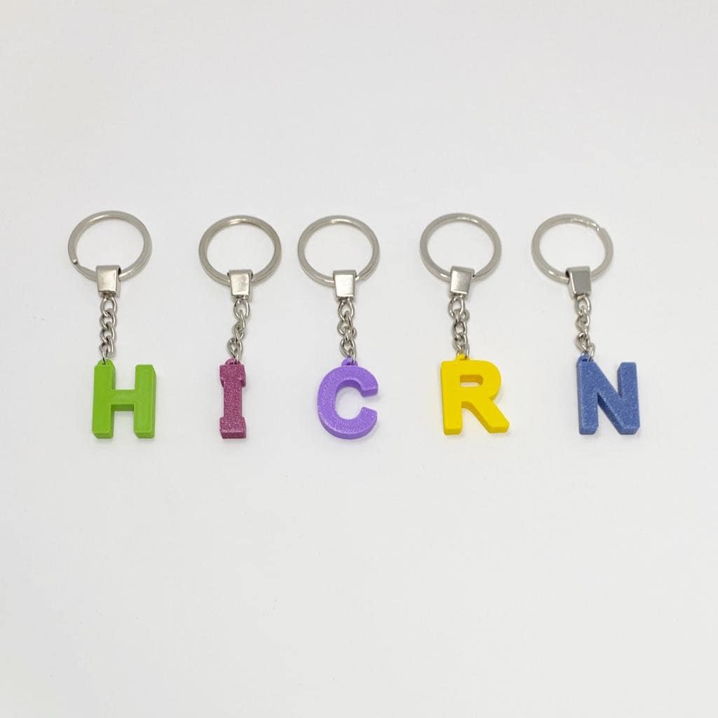 Personalised Initial Keyring – We Love 3D