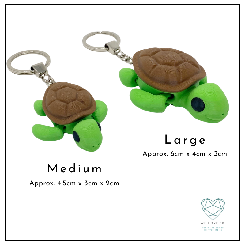 Turtle Fidget Keyring