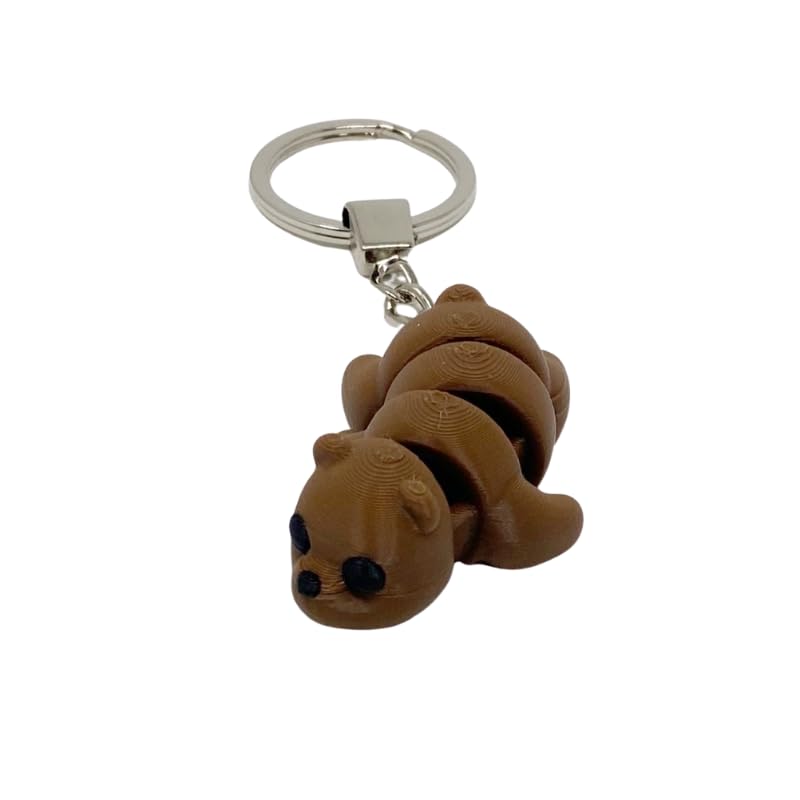 Animal Keyring, Sensory toy keyring, fidget toy keyring, cute animal toy keyring