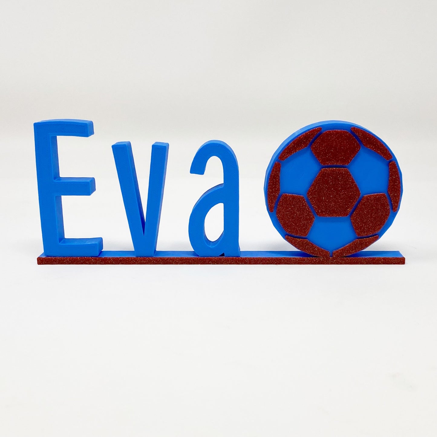 Personalised Football Desk Name Plate