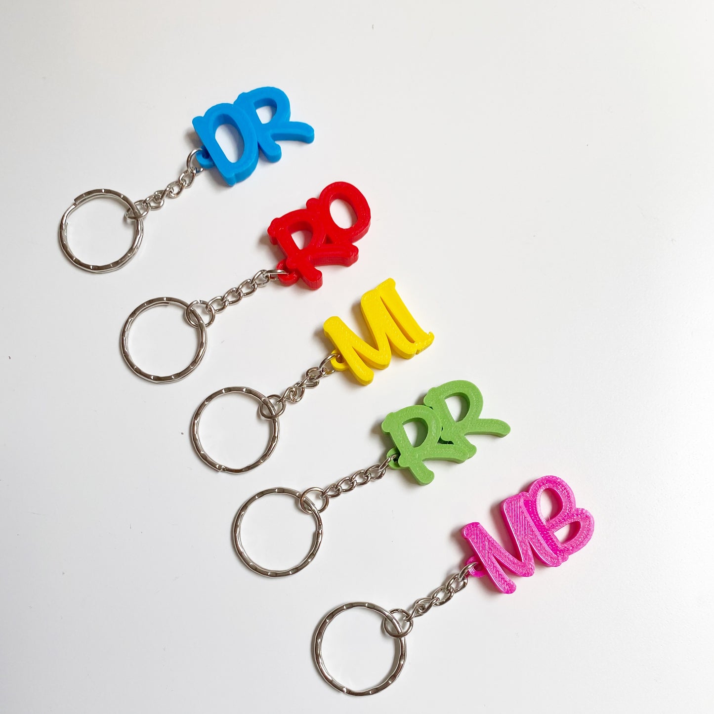 Bulk Order Personalised Initial Keyrings