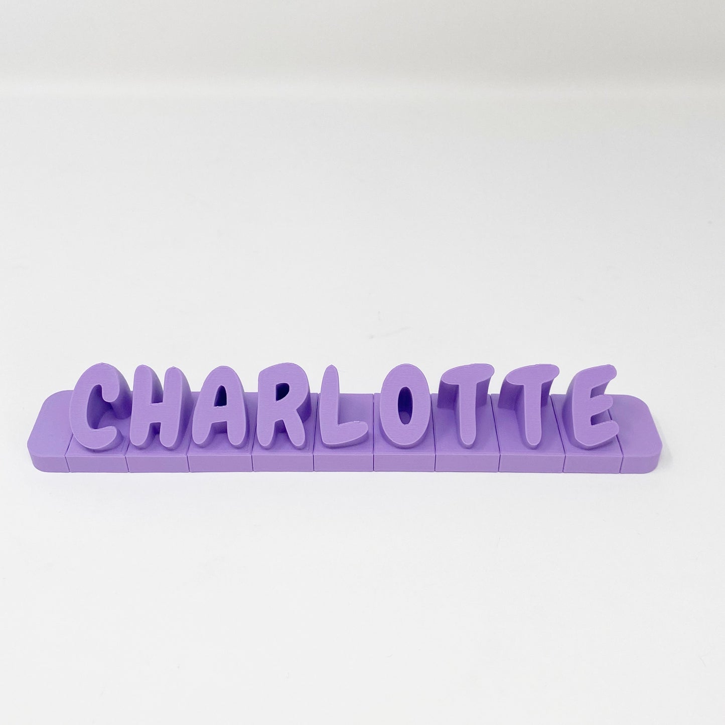 Round Click Together Name Plaque