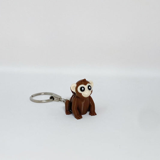 Monkey Fidget Keyring, Sensory Monkey Keyring