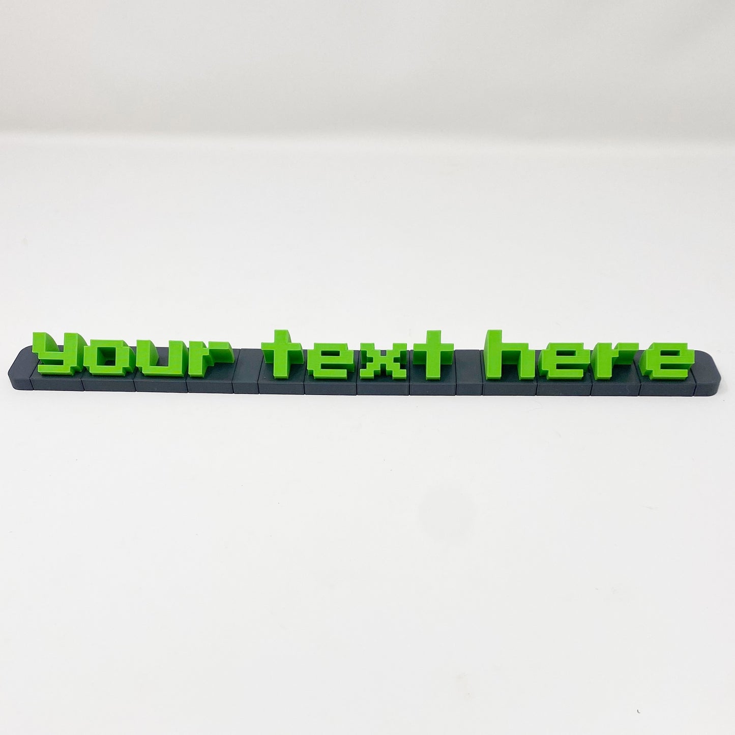 Minecraft Click Together Name Plate, Gamer Gift