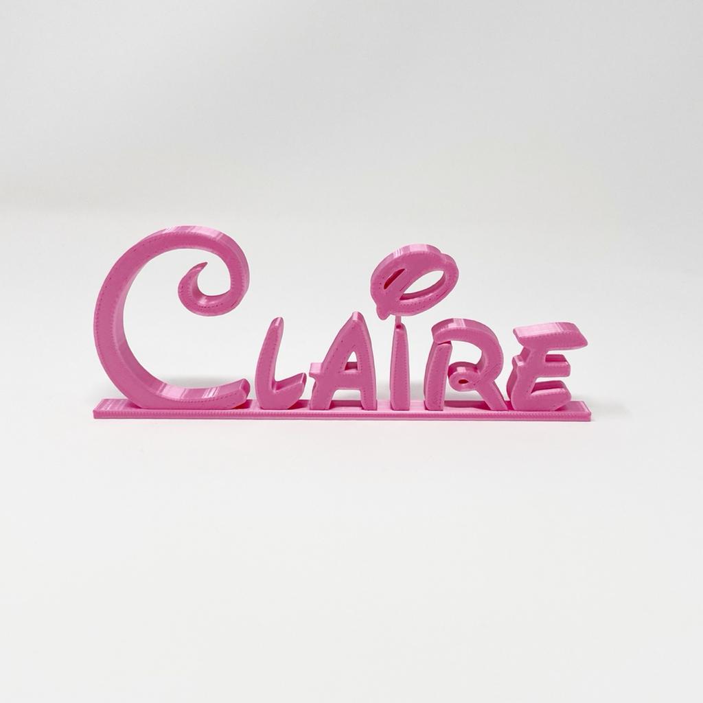 Personalised Desk Name Plate