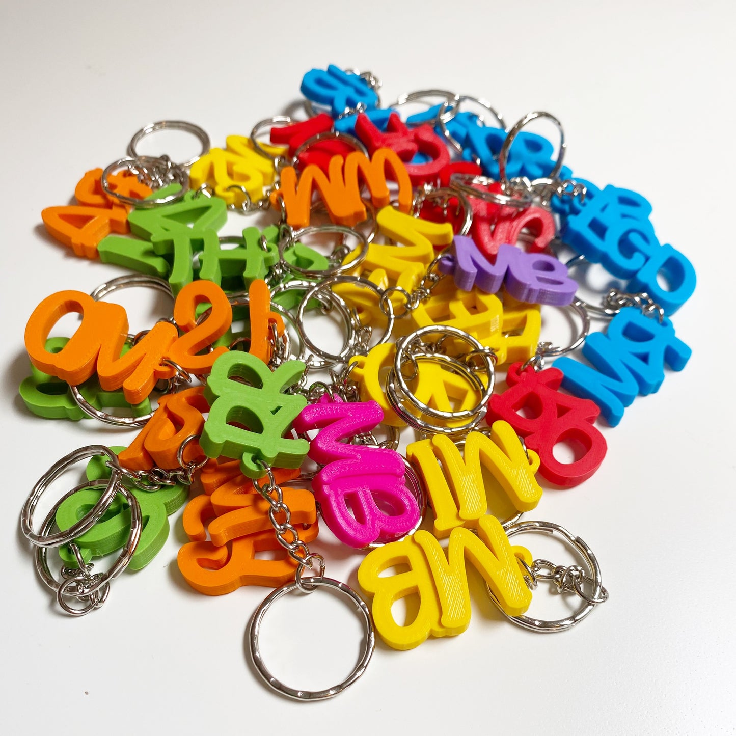 Bulk Order Personalised Initial Keyrings