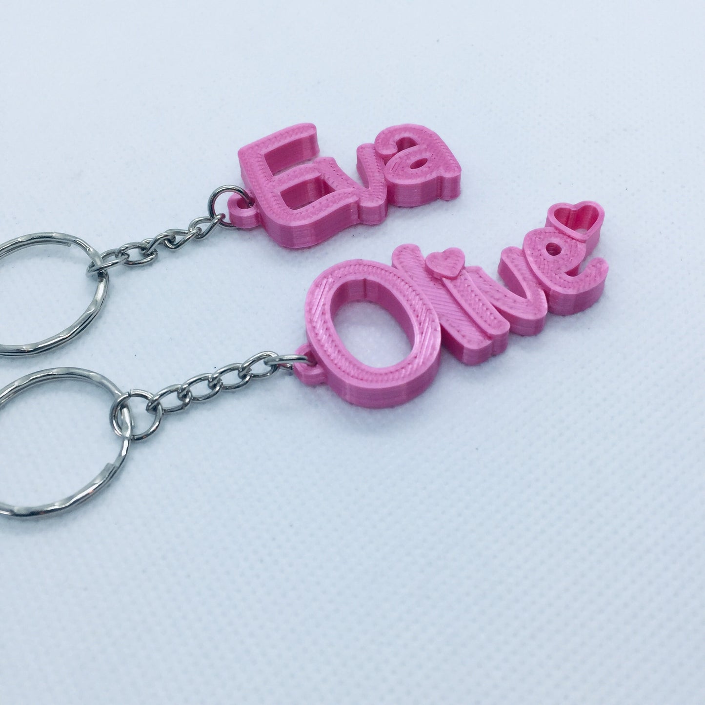 Personalised Keyring, Gifts under 5, Party Bag Filler, 3D printed keychain, Keychain Favours, School Bag, Custom Keyring, Biodegradable