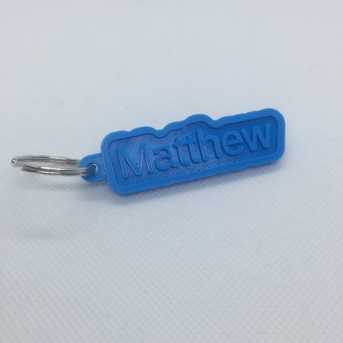Personalised Keyring, Custom Keyring, 3D printed keychain, Keychain Favours, School Bag, Stocking Filler, Stocking Stuffer