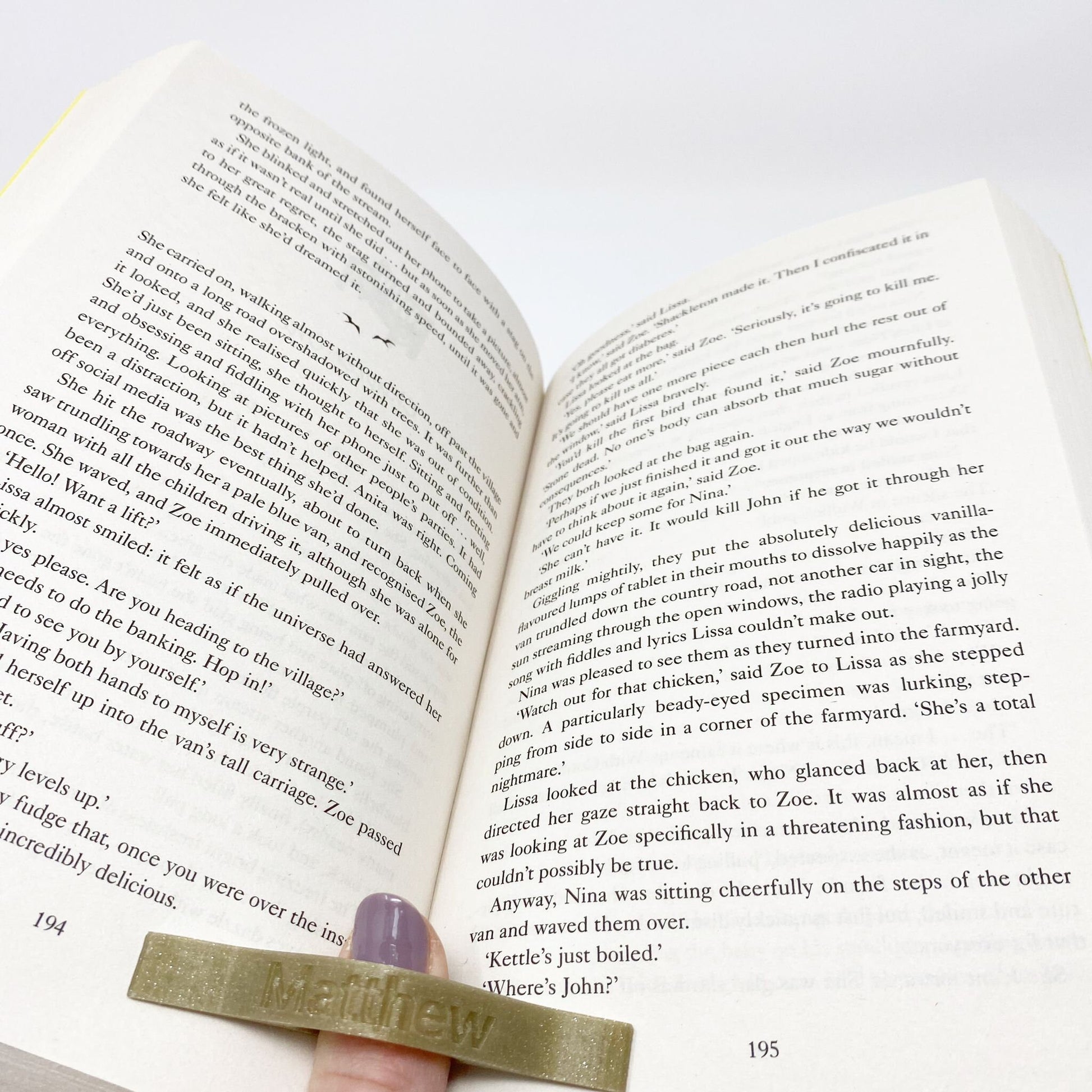 Book Page Holder - Thumb Page Holder - Book Holder - Reading Accessories - Book Accessories - Book Lovers Gift